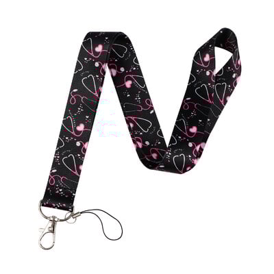 Butterfly Love Style kaelapael võtmete jaoks ID-kaardi kate Märgihoidja Äritelefoni Võtmepael kaelarihmad võtmehoidja