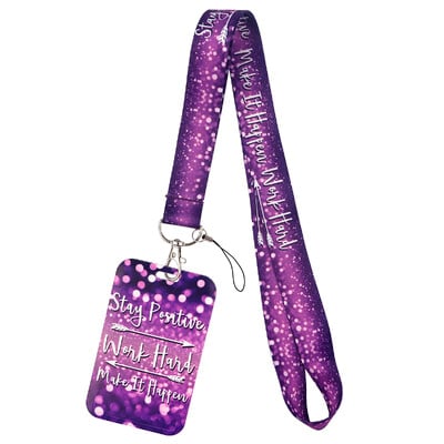 Butterfly Love Style kaelapael võtmete jaoks ID-kaardi kate Märgihoidja Äritelefoni Võtmepael kaelarihmad võtmehoidja