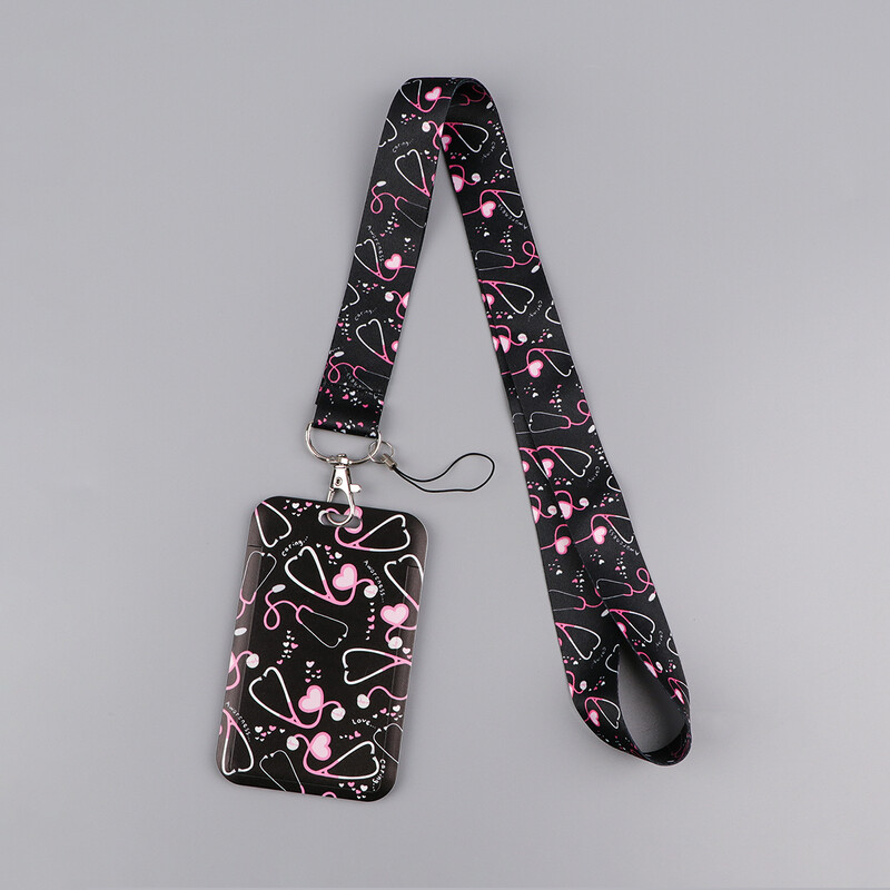 Butterfly Love Style kaelapael võtmete jaoks ID-kaardi kate Märgihoidja Äritelefoni Võtmepael kaelarihmad võtmehoidja