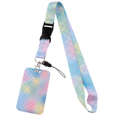 LX1202 Butterfly Rainbow TV Show Traka za ključ oko vrata Držač kartice Držač značke Privjesak za ključeve Držač za ključeve Dodaci za ključeve Poklon