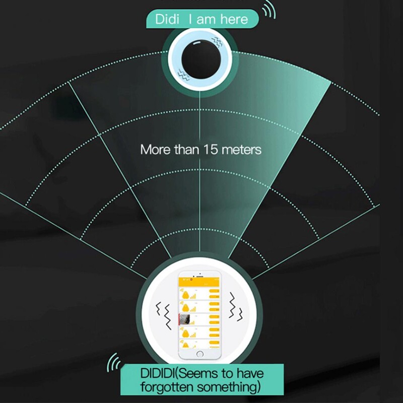 Mini Bluetooth-kompatibilan Tracker Anti-Lost Device Pet Kids Bag Wallet Praćenje za IOS Android Smart Isearching Finder Locator