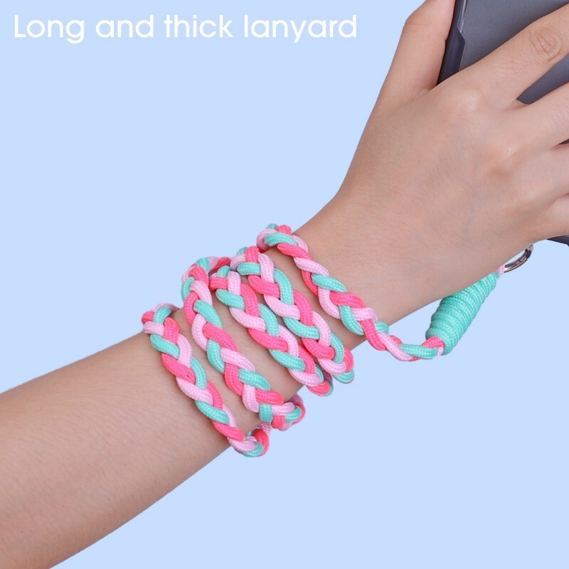 Pletena vrpca za telefon Remen za telefon preko tijela s jezičkom za vezivanje protiv gubitka užeta za vješanje na vratu i zapešću Univerzalne vrpce za mobitel