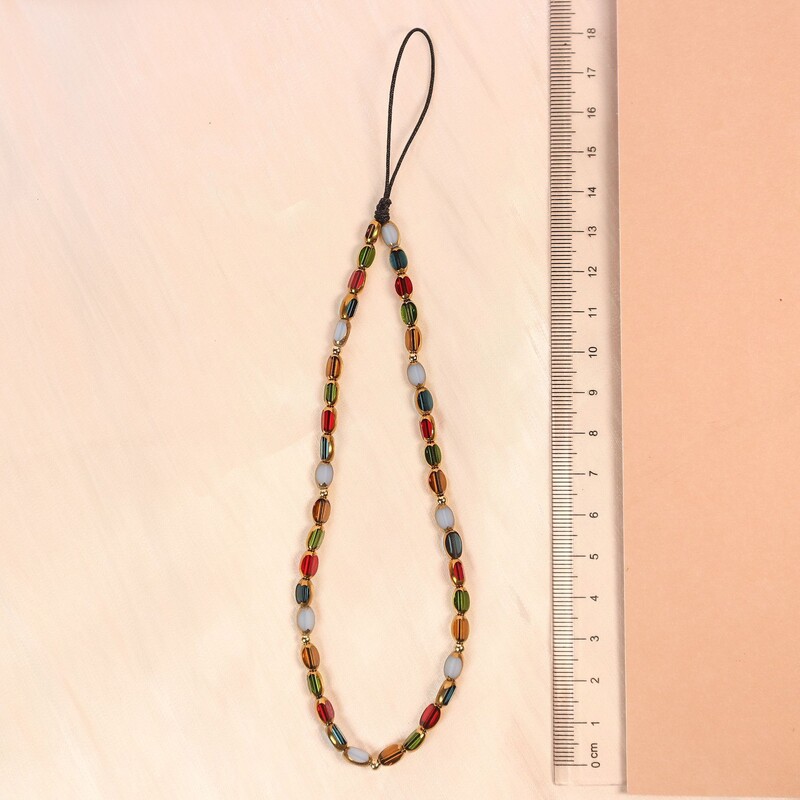 Originalni dizajn Telefonski privjesak u boemskom stilu, remen za ključeve, privjesak za ključeve, metalni lanac za kameru, očuvana boja, uže