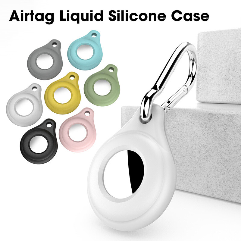 Sigurni držač s remenom za Apple Airtag Case Zaštitni poklopac Bumper Tracker Dodaci Anti-lost Keychain Air Tag Case