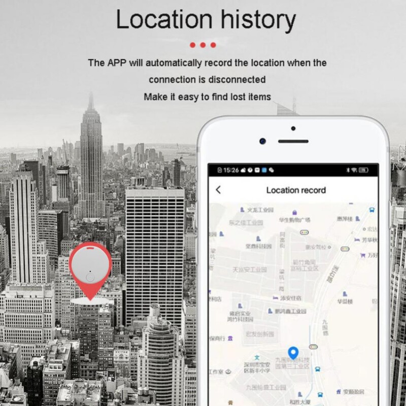 Pas Mačka Mini GPS Tracker Privjesak za ključeve u stvarnom vremenu 5.0 15m Long Distance Torba za kućne ljubimce Praćenje novčanika prtljage Smart Key Finder