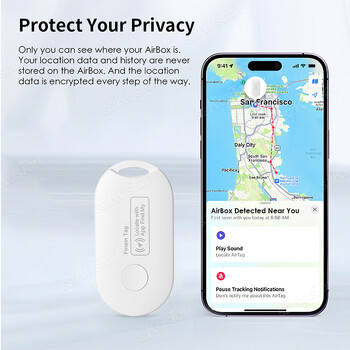 Mini GPS Tracker για Apple Find My APP Έξυπνη συσκευή παρακολούθησης ετικετών Συμβατό με Bluetooth Finder για κλειδιά συστήματος IOS Τσάντες πορτοφολιού