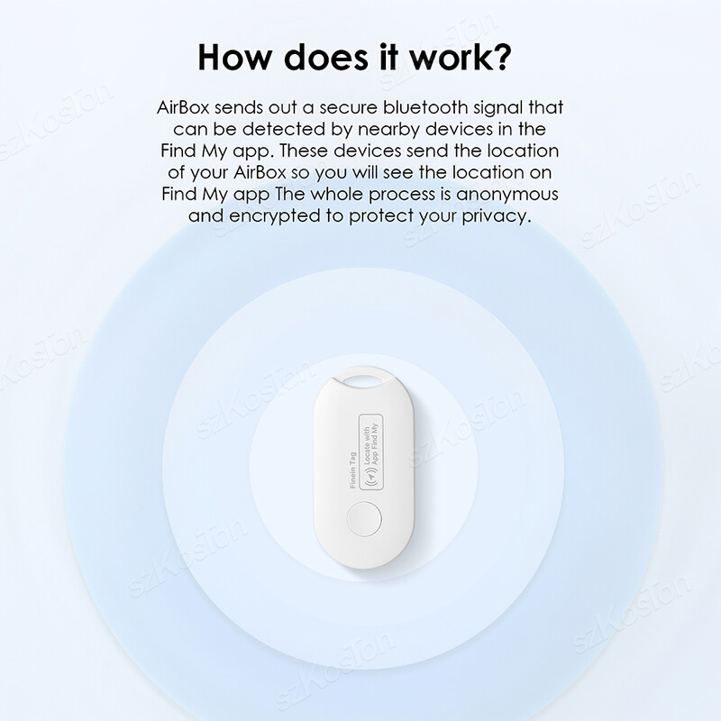 Mini GPS Tracker za Apple Find My APP Smart Tag uređaj za praćenje Bluetooth-kompatibilan Finder za IOS sustav Ključevi Novčanik Torbe