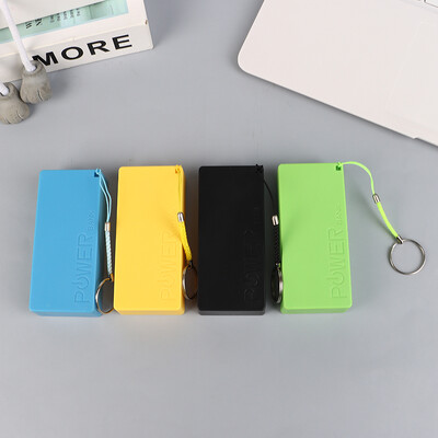 USB Mobile Power Bank punjač Baterija za kućište DIY kutija za 2x18650 litijsku bateriju prenosiva šarena Stroage kutija