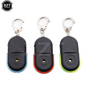 Prijenosni bežični 10 m Anti-Lost Alarm Finder Key Finder Locator Keychain Zviždaljka Zvuk s LED svjetlom Mini Anti-Lost Key Finder praktičan