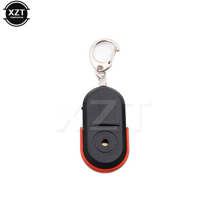 Prijenosni bežični 10 m Anti-Lost Alarm Finder Key Finder Locator Keychain Zviždaljka Zvuk s LED svjetlom Mini Anti-Lost Key Finder praktičan