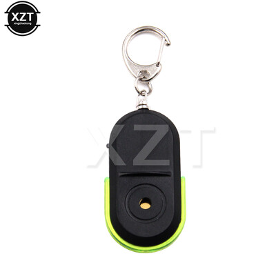 Prijenosni bežični 10 m Anti-Lost Alarm Finder Key Finder Locator Keychain Zviždaljka Zvuk s LED svjetlom Mini Anti-Lost Key Finder praktičan
