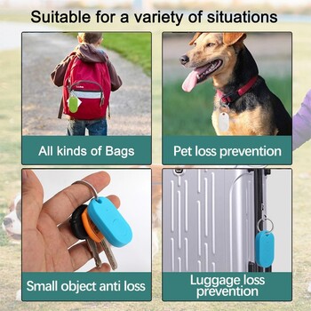 Mini GPS Tracker Bluetooth 4.0 Anti-Lost Device Pet Kids Bag Wallet Tracking for IOS Android Smart Finder Locator Accessories