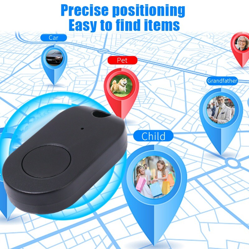 Mini GPS Tracker Bluetooth 4.0 Anti-Lost Device Pet Dječja torba Praćenje novčanika za IOS Android Smart Finder Lokator Dodatna oprema