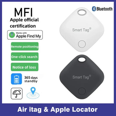 Bluetooth GPS Smart Air Tag Tracker Gyermek kisállat autókereső Intelligens címke Airtag Tracker Apple Find My ALocator MFI-hez, IOS-re minősítve