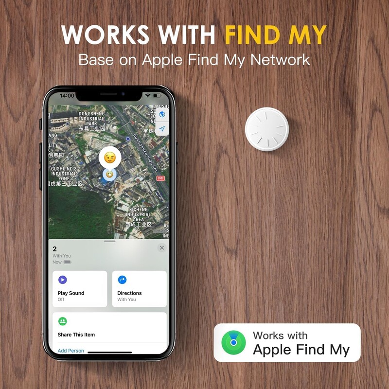 Topsion Smart Bluetooth GPS Tracker Работи за Apple Find My APP Anti Lost Reminder Locator Car Key лични вещи Kids Finder
