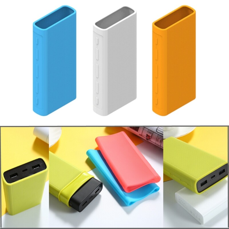 Power Bank torbica za Xiaomi Silikonski poklopac 20000mAh vanjska baterija za Xiao mi PLM07ZM/PB2050ZM/PLM18ZM Veleprodaja
