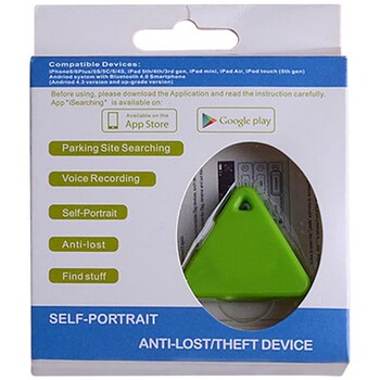 Keychain Tracker Pets Αποτροπή απώλειας ηλικιωμένων Φορητό Triangle Anti-lost Tracker Ιδιωτικό μοντέλο Key Wallet Tracker Plastics Mini