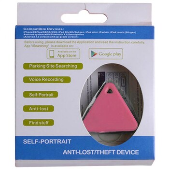 Keychain Tracker Pets Αποτροπή απώλειας ηλικιωμένων Φορητό Triangle Anti-lost Tracker Ιδιωτικό μοντέλο Key Wallet Tracker Plastics Mini