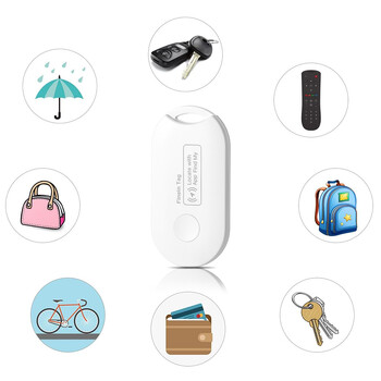 Bluetooth GPS Tracker για αντικατάσταση ετικέτας αέρα μέσω Apple Find My to Locate Bag Bottle Bottle Card Wallet Bike Keys Finder MFI Smart ITag