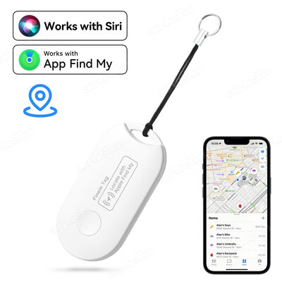Bluetooth GPS тракер за подмяна на Air Tag чрез Apple Find My to Locate Bag Bottle Card Wallet Bike Keys Finder MFI Smart ITag