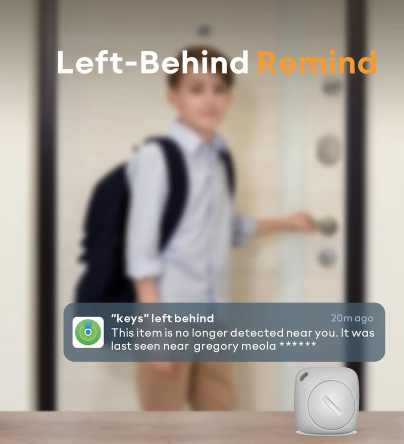 Aiyato GPS Tracker Bluetooth radi s Find My APP Global Positioning Finder Smart Anti-lost Alarm Reminder Pozicioner za IOS