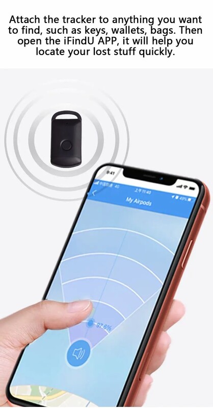 Mini GPS Tracker za Kid Pas Pets Key Finder Bluetooth Anti-Lost Alarm Smart Air Tag Wireless Child Bag Wallet Finder Locator