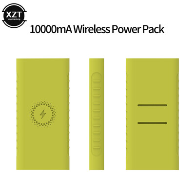 Szilikon védőtok Xiaomi Powerbank 10000mAh PLM11ZM PLM13ZM vezeték nélküli Powerbank WPB15PDZM WPB100 WPB15ZM hüvelyhez