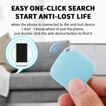 Mini GPS Bluetooth 5.0 Tracker Locator Τετραγωνικός εντοπιστής κατά της απώλειας Pet Cat Dog ΠΑΙΔΙΚΗ τσάντα Πορτοφόλι παρακολούθησης Έξυπνοι εντοπιστές