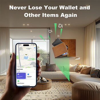 Μαγνητική φόρτιση Trackin Wallet Air Card Ultra Thin Tracker με Apple MFi Find My Keys Βαλίτσα Εντοπιστής Τηλεφώνου Αξεσουάρ