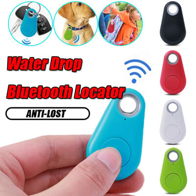 Smart GPS Water Drop Bluetooth Locator Anti-Lost Pet Детска чанта Ключове Tag Напомняне за аларма за IOS/Android Съвместим Finder Tracker