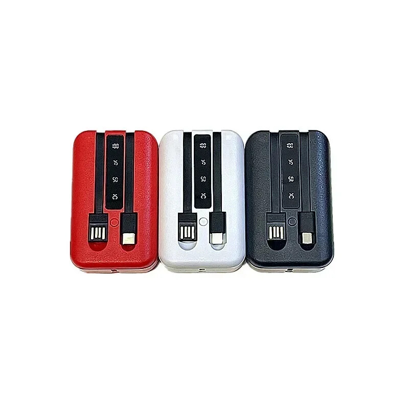 Powerbank torbica Kit Micro Type-C USB priključci Powerbank Shell 2*18650/21700 Punjač baterija DIY Power Bank Box Shell s 2 kabela