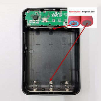 DIY 3*18650 Battery Power Bank Θήκη 3 θύρες USB Στήριγμα μπαταρίας δωρεάν συγκόλλησης Shell Χωρίς συγκόλληση Κουτί αποθήκευσης για φόρτιση τηλεφώνου