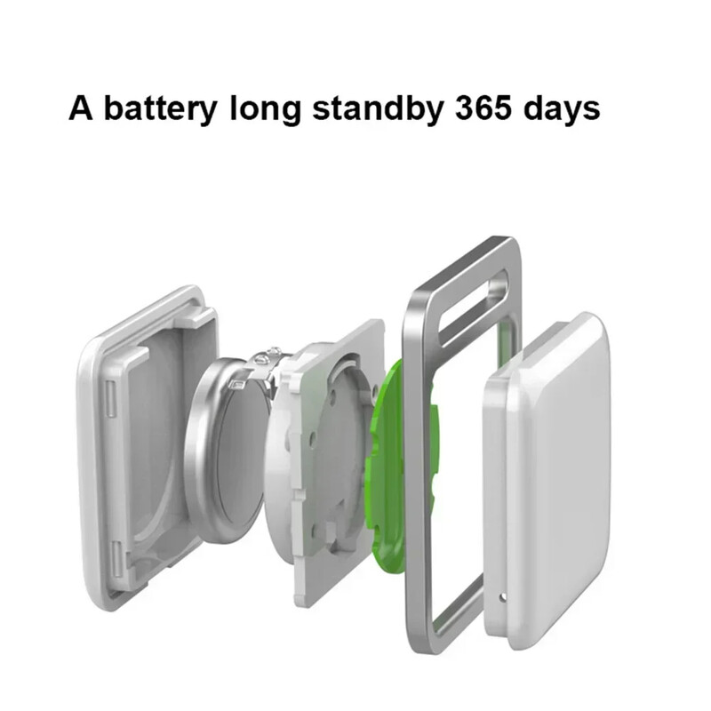 GPS įrašas, skirtas iPhone Android Wireless Mini GPS seklys, apsaugantis nuo pametimo signalizacijos raktas Vaiko krepšio piniginės ieškiklis Bluetooth APP Smart Tag