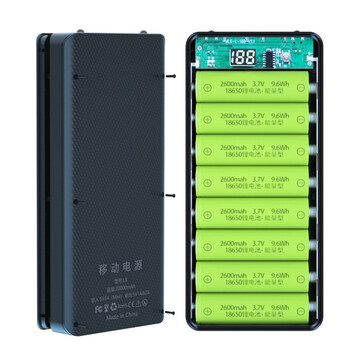 Θήκη 18650 Battery Power Bank Θήκη διπλής USB Micro USB Type C Θήκη για Iphone Xiaomi Κινητό Τηλέφωνο αποθήκευσης μπαταρίας Κουτί DIY Shell