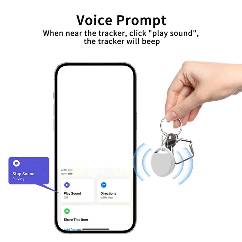 „Airtag Anti-Lost Tracker“ „Bluetooth GPS Pet Tracker“ išmanusis apsaugos nuo praradimo lokatorius, skirtas „Apple Anti-Lost“ įrenginiui