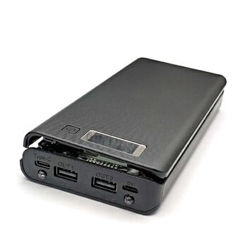 DIY Power Bank 18650 Battery Case Power Bank Κουτί αποθήκευσης μπαταρίας Powerbank Box Charger Shell Case 8*18650 Micro Type-c Interface