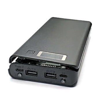 DIY Power Bank 18650 Battery Case Power Bank Κουτί αποθήκευσης μπαταρίας Powerbank Box Charger Shell Case 8*18650 Micro Type-c Interface