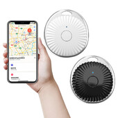 Mini sekimo įrenginys, suderinamas su „Bluetooth“ funkcija, veikia su „Apple Find My Key Finder Locator“ Naminio gyvūno rakto vaiko ieškiklis Bagažo stebėjimo žyma