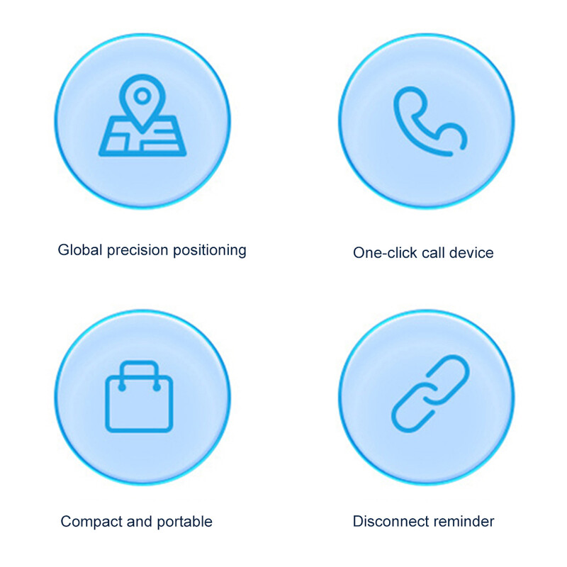 Mini sekimo įrenginys, suderinamas su „Bluetooth“ funkcija, veikia su „Apple Find My Key Finder Locator“ Naminio gyvūno rakto vaiko ieškiklis Bagažo stebėjimo žyma