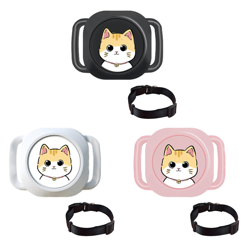 Pet Anti-Lost GPS Tracker BT Realaus laiko sekimo šunų kačių antkaklis Suraskite įrenginį Realaus laiko pasaulinės vietos stebėjimo priemonė šunims katėms