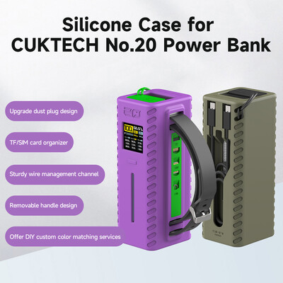 Szilikon tok a CUKTECH No.20 Power Bankhoz