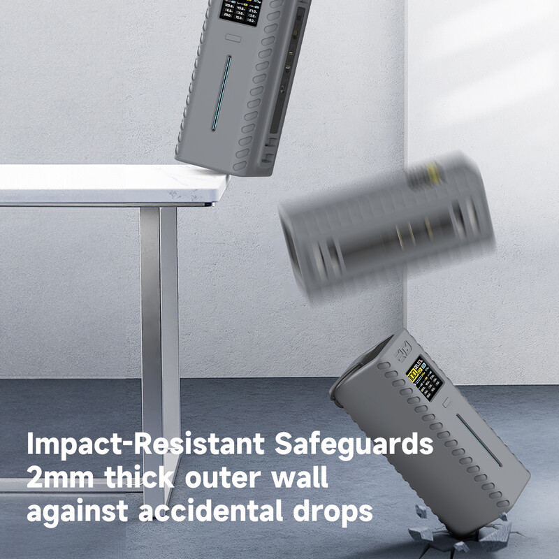 Silikonska torbica za CUKTECH No.20 Power Bank TF Sim Card Eject Pin Needle Torbica za pohranu USB C kabela Organizator s dizajnom ručke