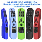 Защитен мек силиконов калъф за LG AN-MR21GC AN-MR21GA AN-MR21N Magic Remote Control Cover Удароустойчиво миещо се дистанционно