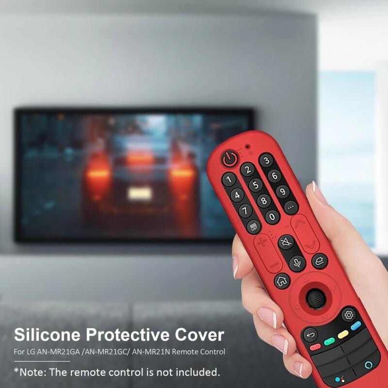 Защитен мек силиконов калъф за LG AN-MR21GC AN-MR21GA AN-MR21N Magic Remote Control Cover Удароустойчиво миещо се дистанционно