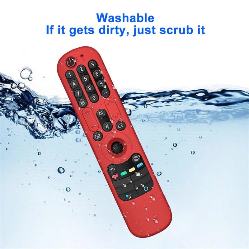 Защитен мек силиконов калъф за LG AN-MR21GC AN-MR21GA AN-MR21N Magic Remote Control Cover Удароустойчиво миещо се дистанционно