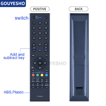 Νέο CT-90327 Replace Remote for Toshiba TV CT-90307 CT-90287 CT90273 CT90274 CT90288 CT-9995 865 CT-90273 CT-90296