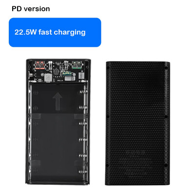Направи си сам 6x21700 QC3.0 Батерия Power Bank Калъф 22,5 W Бързо зареждане Power Bank Калъф Мобилен телефон Преносимо зарядно устройство за батерии