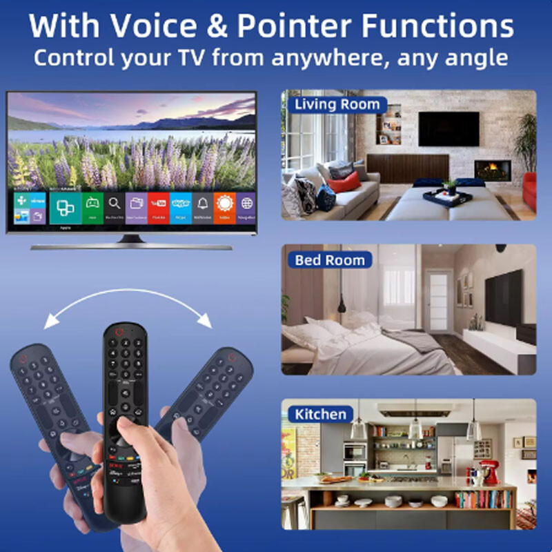 Zamjenski Magic daljinski upravljač MR22GA/GN za LG Smart TV s funkcijom glasa i pokazivača