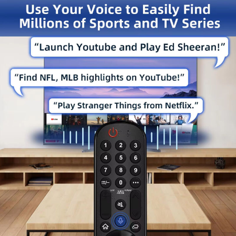 Zamjenski Magic daljinski upravljač MR22GA/GN za LG Smart TV s funkcijom glasa i pokazivača