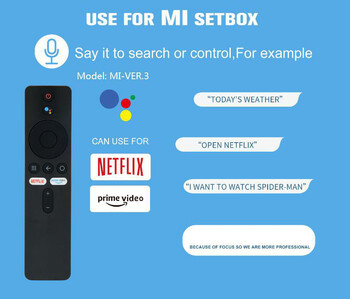 Για Xiaomi MI Box S Bluetooth Voice Remote Control XMRM-006 Smart TV Box MI TV Stick MDZ-22-AB MDZ-24-AA Google Assistant